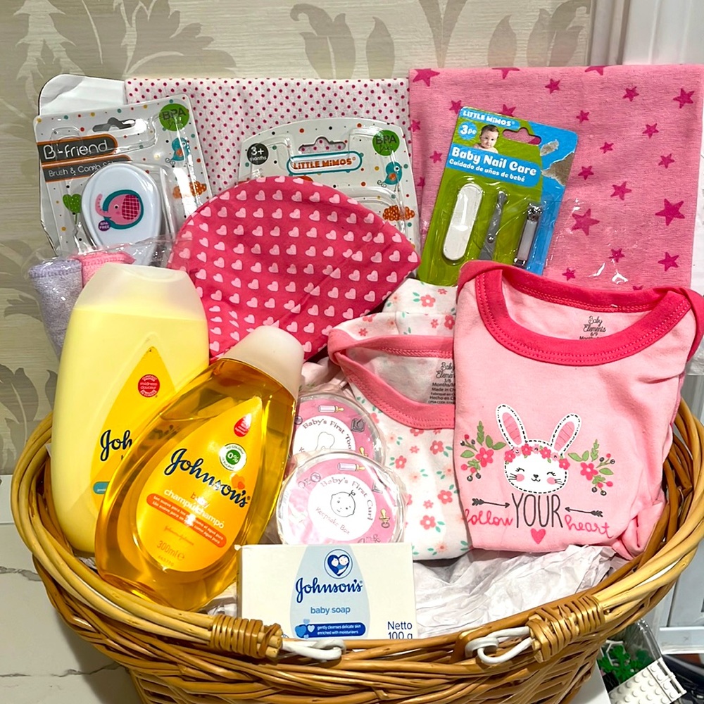 Baby girl welcome package